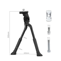 Double Leg Bike Kickstand Anti Slip Center Stand for Commuters, Outdoor Parking, Garage Storage