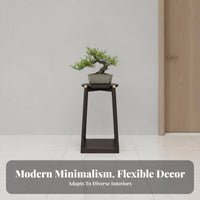 dual-level Pedestal Stand New Chinese design Console Table Floor-Standing Space-Saving for Corner