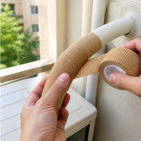 Self-Adhesive Non-Woven Pipe Wrap for AC, Drain, Gas, and Heating Pipes - Decorative and Protective