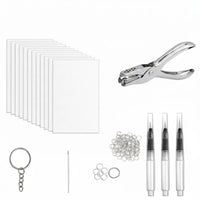97 Pieces Just Add Water 3D Foam Painting Set Creative Fun Enchanting Puff Paper Art Kit Squishy Art Keychain Making Kit for Children
