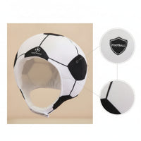 Soft Football Head Mask Biodegradable Soccer Ball Mask Easy to Wear Costume Prop Extremely Realistic Realistic for Photo Shoots
