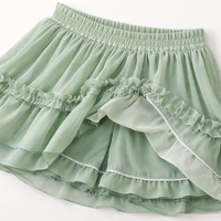 2 Piece Outfits Women with Frog Button Closure for Going Out, Two Sets with Elastic Waist Skirt, Summer Chinese Style