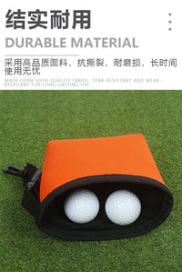 Golf Ball Cleaning Bag with Detachable Hook