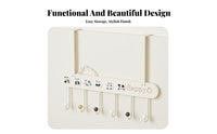 Panda Themed Hook Rail Traceless Adhesive Animal-Shaped Hanger Easy to Install