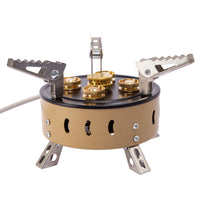 Portable Folding 5-Burner Butane Camping Stove