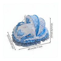 Washable Cat Cradle Bed Breathable Lace Cat Bed Warm and Cozy