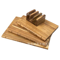 Acacia Wood Cutting Board Set with Book Design