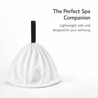 Quick Dry Terry Cloth Sauna Hat, Strong Water Absorption Sauna Hat, Ergonomic Sauna Hat for Steam, P - Image 2