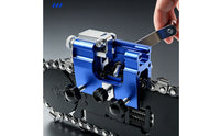 Metal Clamp-Style Chain Grinder Included Wrench Manual Saw Chain Grinder Adjustable Chainsaw Sharpening Jig Compact