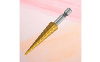 Self-Centering Acoustic Guitar Pickup Installation Tool High Speed Steel Guitar End Pin Hole Drill Precise Positioning 3-12mm Tapered Drill Bit Even Drilling for Luthiers, Guitarists, Instrument Maintenance