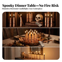 10 Pieces Realistic Digit-shapedShaped | Slender Tapered Body, Spooky, for Halloween