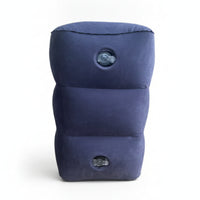 Three-Tier Footrest Inflatable Footrest Rounded Rectangular Two Air Valves Household Relaxation Item
