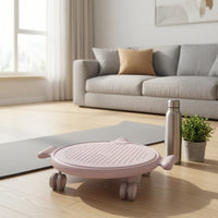 Silent Pilates Sliding Disc with Kneeling Pad Anti-Slip Ab Roller Disc Stable Fitness Equipment Smooth for Home Workout