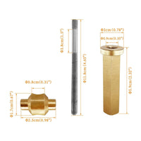 Clamp Collar Knob Cross-Cross-Shaped Replacement Clamp Knob Assembly Hexagonal