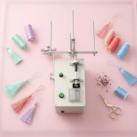 Electric Tassel Winder Compact Automatic Count Winder Speed Control for Workshop