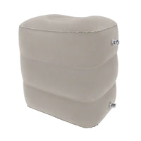 Three-Tier Footrest Inflatable Footrest Rounded Rectangular Two Air Valves Household Relaxation Item