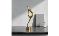 Ballet Dancer Sculpture Resin Craft Ballerina Figurine Elegant Abstract Dancer Statue for Gymnasts, Dancers, Living Room, Entryway, Bookshelf
