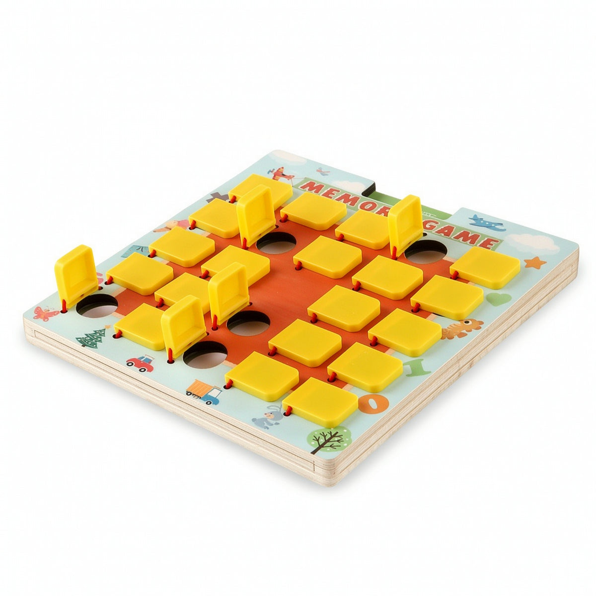 Memory Matching Game Early Learning Memory Game Board Easy to Use for Toddlers