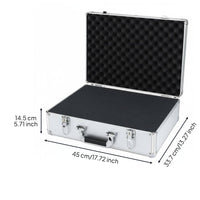 Aluminum Hard Case with Foam Shockproof Hard Shell Toolbox Reinforced Corners