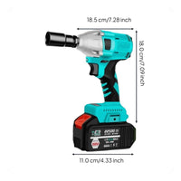 Cordless brushless torque wrench, lithium battery