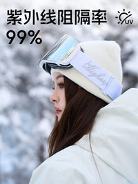 至高2025新款翻盖滑雪镜女单板专业护目镜高清防雾双板滑雪眼镜男