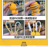 正版傲娇加菲猫2025年新款钥匙扣男书包挂件公仔小饰品钥匙链女款