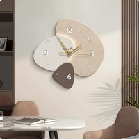 Modern Decorative Timepiece Silent Movement Irregular Shape Clock for Bedroom