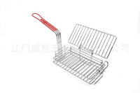 Taco Frying Basket Set - Double Layer Tortilla Fryer Basket with Spring Roll Shaping Rack