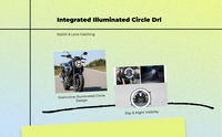 DL250 V-Strom LED headlight upgrade