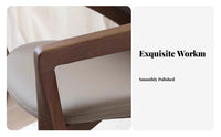 Upholstered Armchair Sturdy Wood Frame Curved Spine Armchair Designerinfluenced by Versatile Use for Residents
