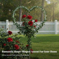 Heart-Shaped Trellis Indoor and Outdoor Use Shaped climbing plant Guide fused Construction Climbing Plant Holder for Gardeners, Potted Plants, Balcony, Indoors
