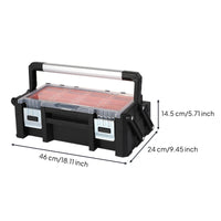 Screw Organizer Box Portable Parts Organizer Heavy-Duty for Garage, Home Repair