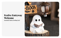 Rustic Spirit Figurine with Lantern