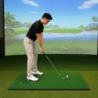 golf hitting mat
