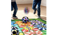 Sticky Soccer Target Mat Numbered Areas Soccer Scoring Mat Corner Loops Practice Board for Children