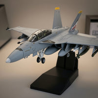 Preassembled F/A-18F Model Finished Fighter Jet Model Realistic Museum-Quality for Office Decor