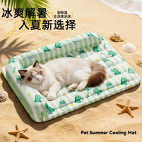 宠物冰垫猫窝凉垫猫咪夏天降温睡垫凉席夏日狗狗垫子宠物猫咪冰窝