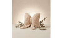 Long Bow Pillow Soft Shaggy Fluffy Pillow Decorative for Sofa, Bedroom