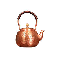 Wholesale Pure Copper Kettle with Hand-Hammered Texture for Tea Ceremony, Large Capacity