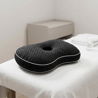 Contoured Side Sleeper Ear Pillow Ergonomic Ear Pillow Textured Textile