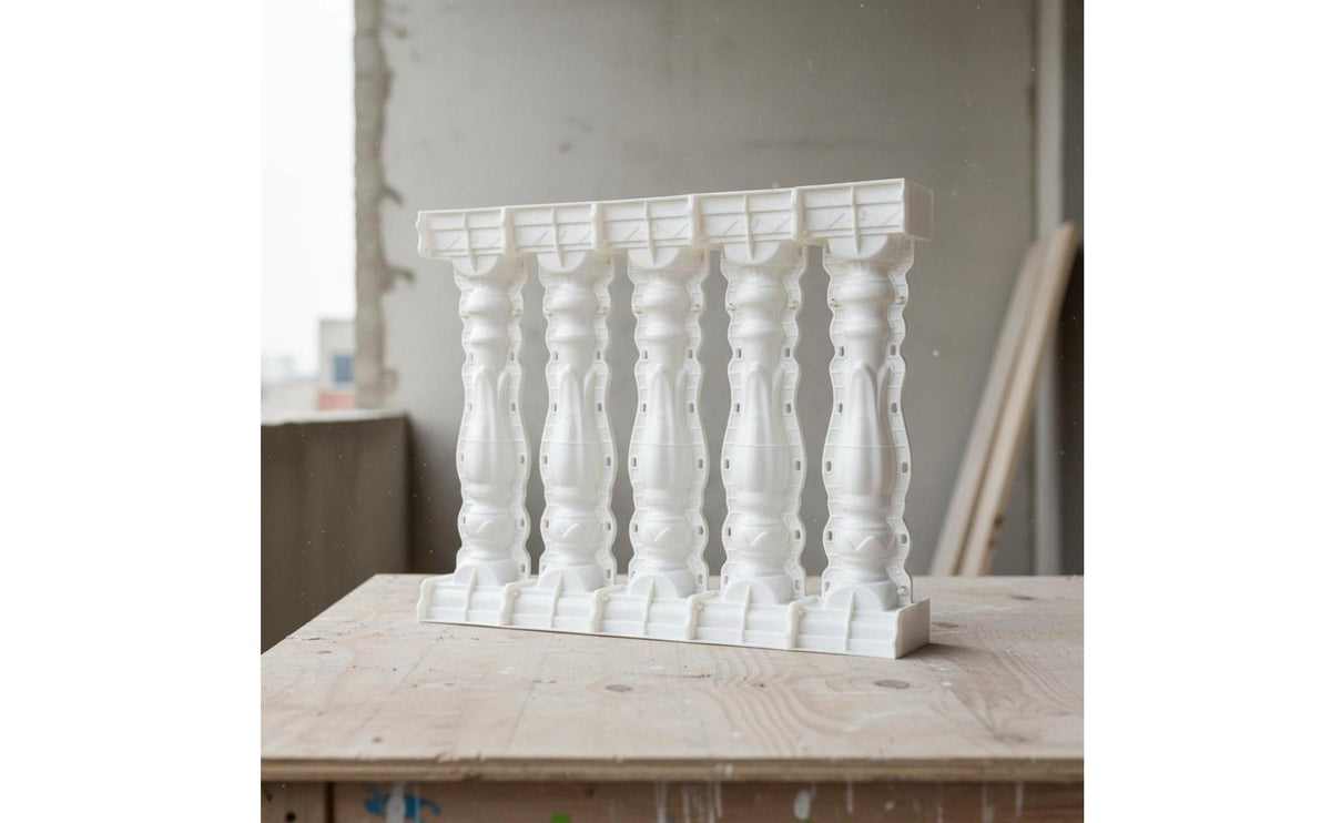 Reusable Plastic Roman Column Mold Easy Assembly Roman Column Concrete Mold Lightweight Plastic Cement Fence Mould Versatile for Builders