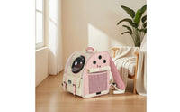 Cat Backpack Carrier with Bubble Window Transparent Cat Backpack with Window Breathable Ventilated for Cats, Outdoor, Hiking