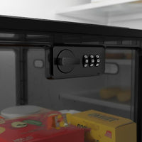 Combination Lock Box Safe Lockable Storage Box Clear Lockable Storage Bin Large Capacity Refrigerator Food Safe for Office