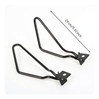 Triangular Motorcycle Saddlebag Support Brackets Cylindrical Saddlebag Support Brackets Compatible Hardware Aftermarket for Cruiser Riders, Commuting