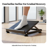 Adjustable Slant Board Padded Surface Foot Incline Stretcher Portable for Adults