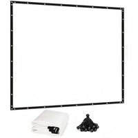 Shock-Absorbing Resistant Golf Simulator Screen Long-Lasting Golf Hitting Screen Reinforced Border Sports Equipment Stainless Steel Grommets for Golfers, Home, Garage, Indoor