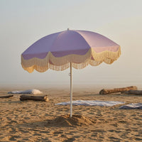 Tassel Patio Umbrella Foldable Sun Umbrella Lightweight