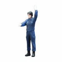 1/72 Scale Ground Crew Figurine High Intricacy Air Force Personnel Model