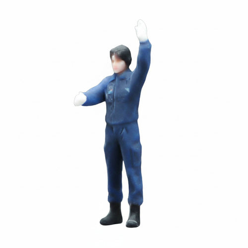 1/72 Scale Ground Crew Figurine High Intricacy Air Force Personnel Model