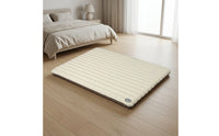 Cushioned Air Mattress with Built-in Pump Waterproof Inflatable Air Bed Portable Inflatable Mattress Electric for Guests